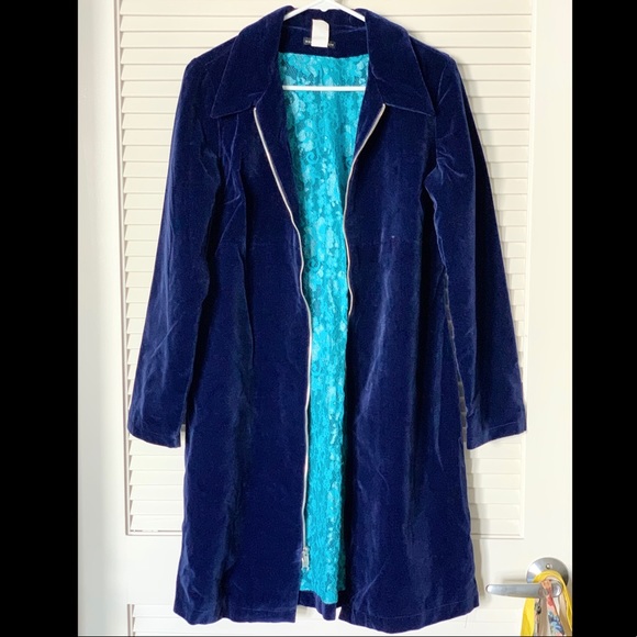 Anthropologie Jackets & Blazers - Anthropologie Velveteen Dress Coat